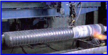 Rechargement de rouleaux de coul�e continue